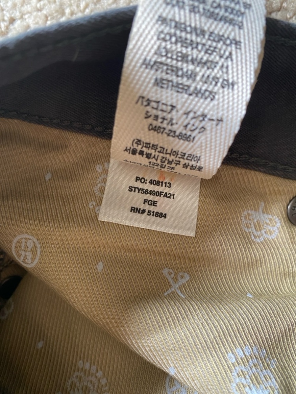 Patagonia Men's Performance Twill Jeans - Regular, Forge Grey, size 33x32 - Picture 6 of 6